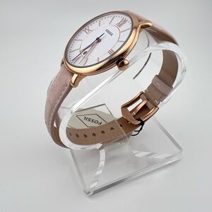 Fossil Jacqueline Women's Watch with Leather Band ES3988
